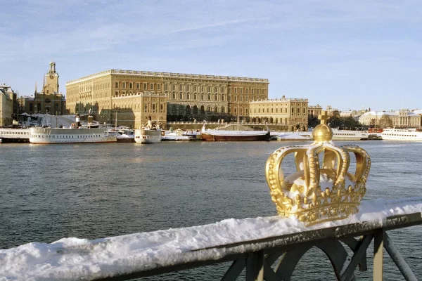 The Royal Palace, wintertime. Photo: Kungligaslotten.se © Kungl. Hovstaterna
