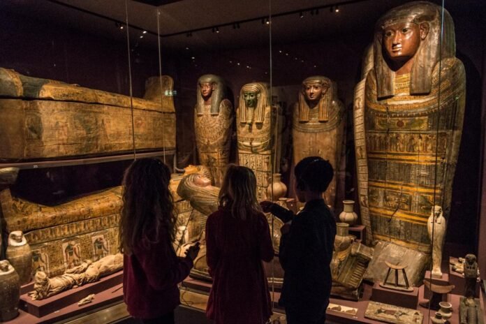 Photo from the exhibitions at the Mediterranean Museum in Stockholm. (c) Medelhavsmuseet