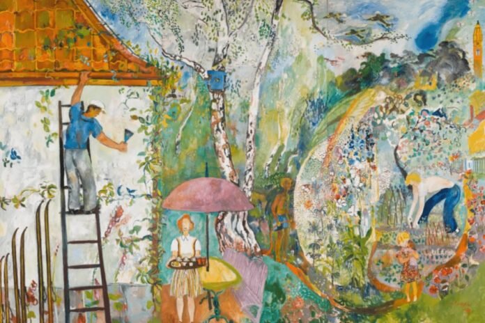 Sven X-et Erixson, Från utställningen Svensk modernism, arbetstitel, (Stockholm): Sven X-et Erixson, "Målarens hus", 1942 Foto: Prallan Allsten/Moderna Museet
