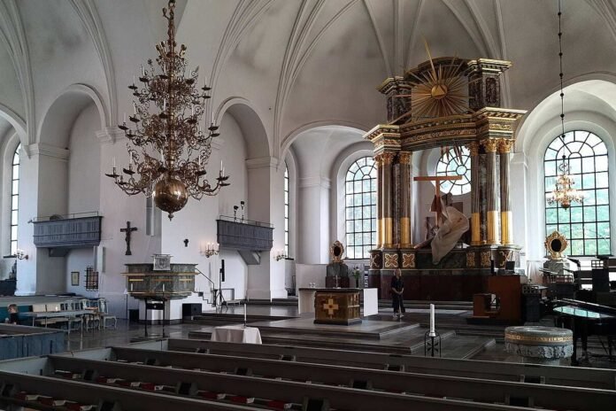 The altar area of the Katarina Church in Södermalm, Stockholm. Photo: Gerda Arendt (CC BY-SA 4.0)