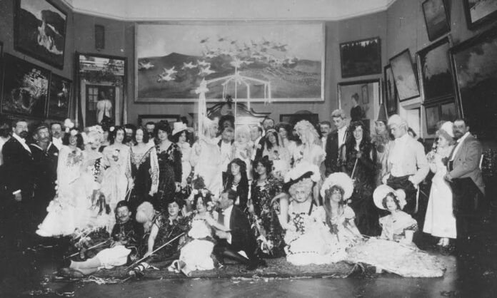 From the opening party in March 1907 of the Thiel Art Gallery, Stockholm. (CC BY-SA 4.0)