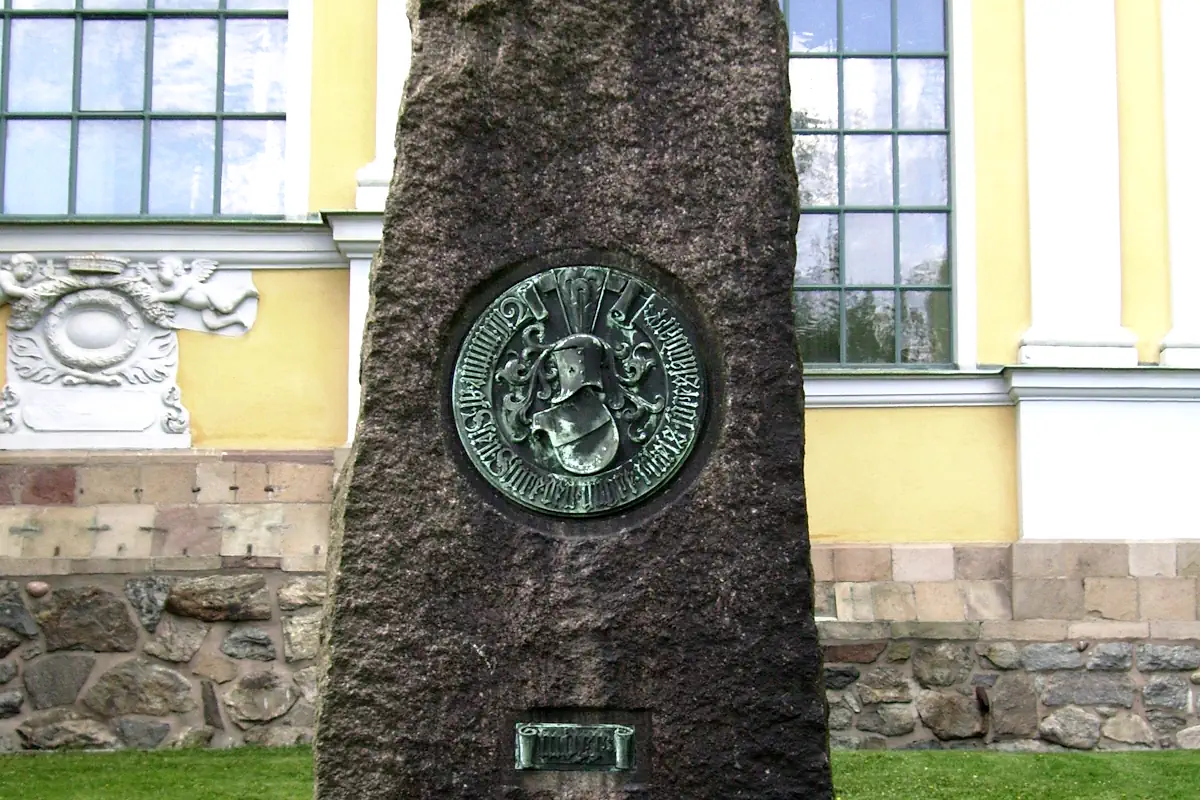 Tomb monument to Sten Sture the Younger at Katarina Church in Stockholm. Sture had the fort at Stäket demolished as part of the struggle against Denmark. Photo: Raphael Saulus (Public domain)