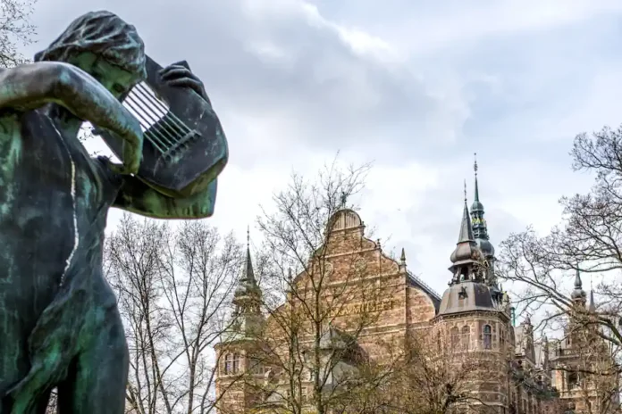 View toward the Nordic Museum on Djurgården in central Stockholm. Photo: Bengt Nyman from Vaxholm (CC BY 2.0)