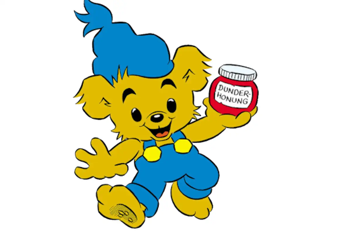 The kind bear Bamse, with his ‘thunder honey,’ is a timeless Swedish children’s favorite. Photo: Rune Andréasson (Fair use)