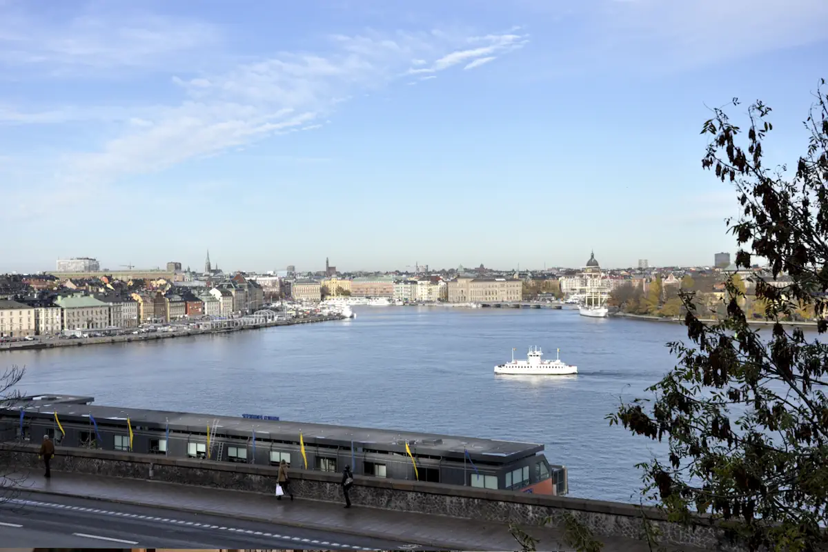 View over the Stockholm inlet from Katarinaberget on Södermalm. Photo: Macla/Pixabay
