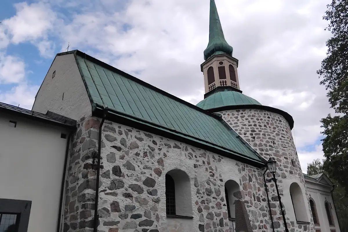 Bromma Church in Stockholm. The oldest parts of the church were built in the 12th century as a fortress church. Photo: © StockholmMuseum.com