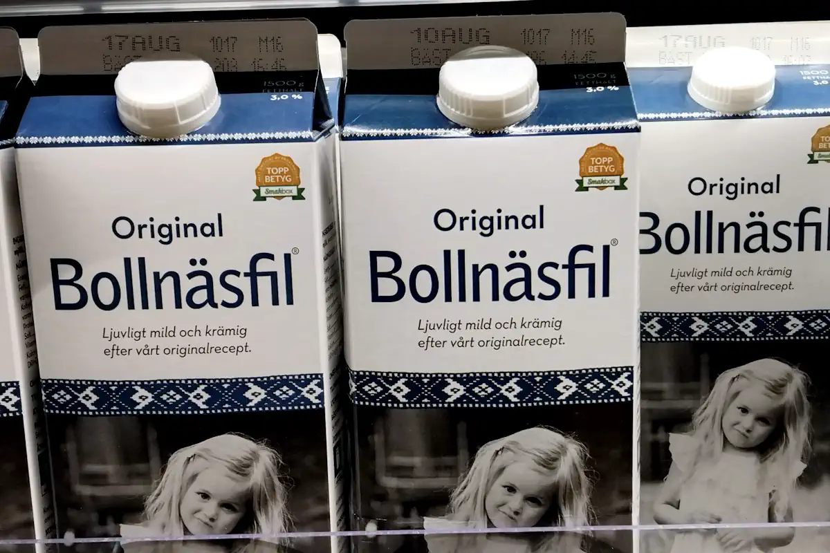 The bacterial culture of filmjölk varies across the country—here’s a version from Bollnäs. Photo: © StockholmMuseum.com