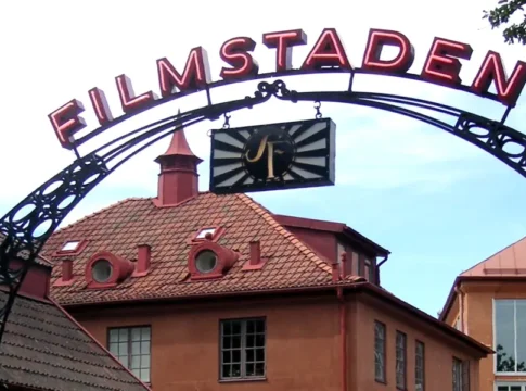 The entrance to Filmstaden in Råsunda, where many films featuring Greta Garbo and Ingmar Bergman were recorded. Photo: Holger.Ellgaard (CC BY-SA 3.0)