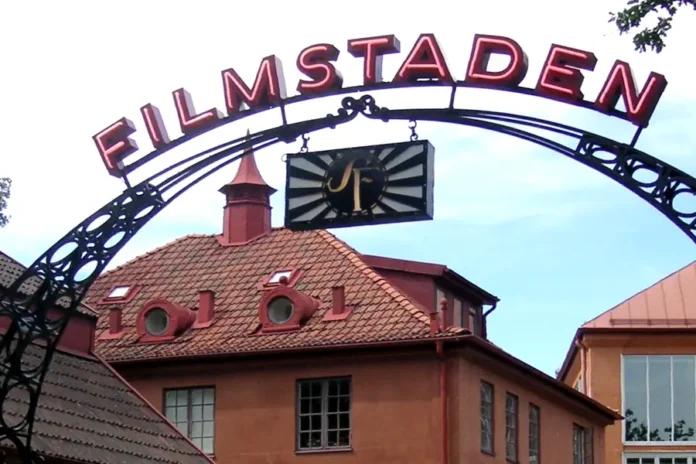 The entrance to Filmstaden in Råsunda, where many films featuring Greta Garbo and Ingmar Bergman were recorded. Photo: Holger.Ellgaard (CC BY-SA 3.0)