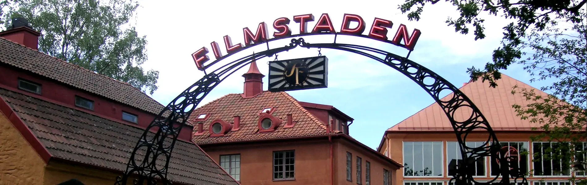 The entrance to Filmstaden in Råsunda, where many films featuring Greta Garbo and Ingmar Bergman were recorded. Photo: Holger.Ellgaard (CC BY-SA 3.0)