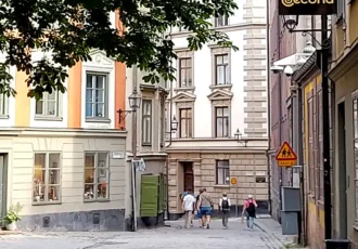 A street view of Gamla Stan in summer. Photo: © StockholmMuseum.com