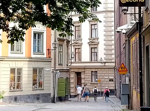 A street view of Gamla Stan in summer. Photo: © StockholmMuseum.com