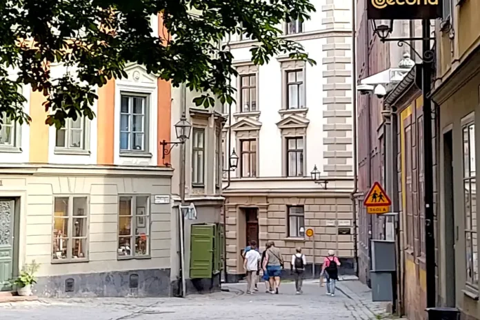 A street view of Gamla Stan in summer. Photo: © StockholmMuseum.com