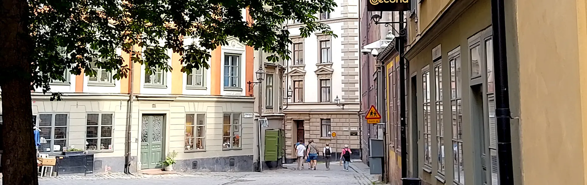 A street view of Gamla Stan in summer. Photo: © StockholmMuseum.com