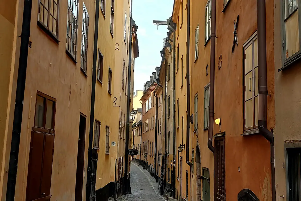 Gamla Stan, Stockholm—offering a fantastic medieval atmosphere.