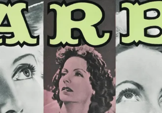 Promotional poster with Greta Garbo. Photo: Susanlenox from España (PDM-owner)