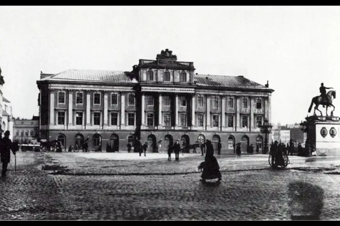 The Gustavian Opera House as it appeared in the 1880s. Today, the Opera stands on the same site. Photo: Public Domain