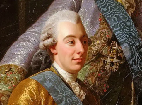 Gustav III in a gold-colored coat, 1771. Painting by Alexander Roslin. Photo: Public Domain