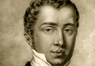 Copper engraving from 1814 depicting Gustav IV Adolf as 'Gustaf, Count of Gottorp,' based on a portrait executed in 1811. Photo: François Huet Villiers (CC BY-SA 4.0)