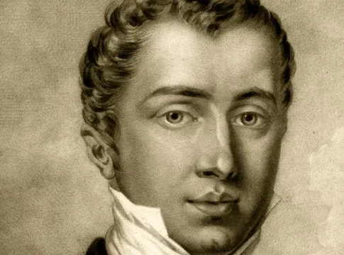 Copper engraving from 1814 depicting Gustav IV Adolf as 'Gustaf, Count of Gottorp,' based on a portrait executed in 1811. Photo: François Huet Villiers (CC BY-SA 4.0)