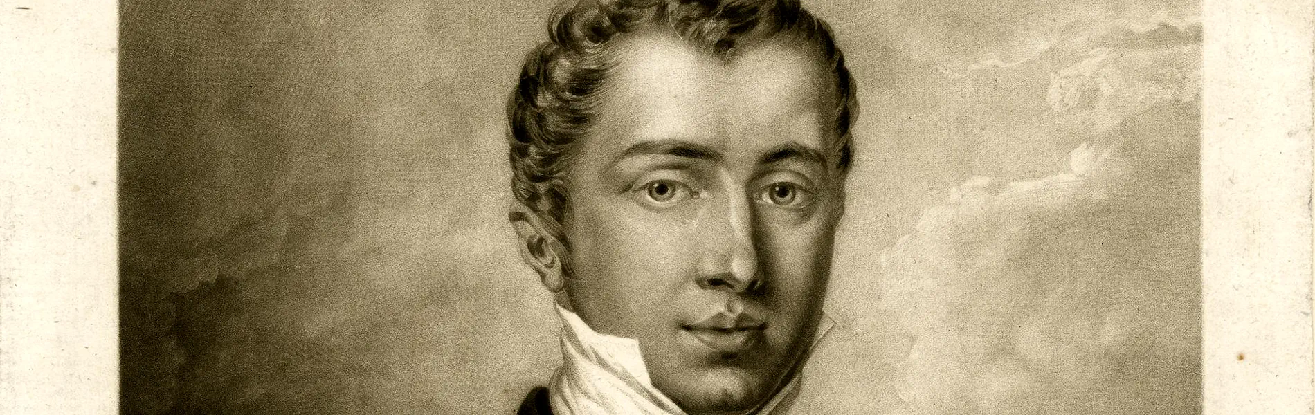 Copper engraving from 1814 depicting Gustav IV Adolf as 'Gustaf, Count of Gottorp,' based on a portrait executed in 1811. Photo: François Huet Villiers (CC BY-SA 4.0)