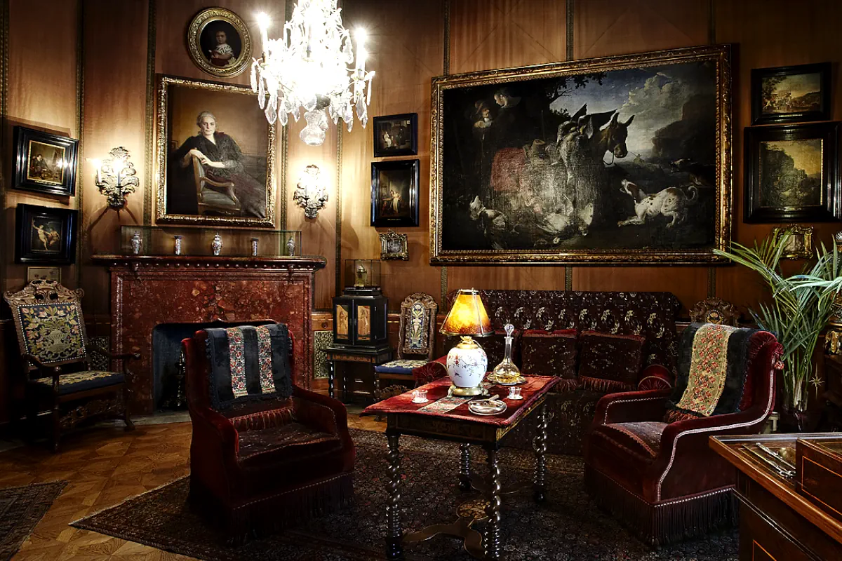 The Hallwyl House in Stockholm, the smoking room.