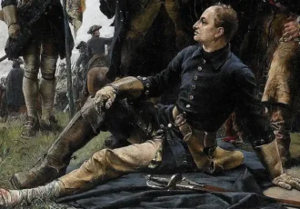 Karl XII after the Battle of Poltava, by Gustaf Cederström. Photo: Public domain