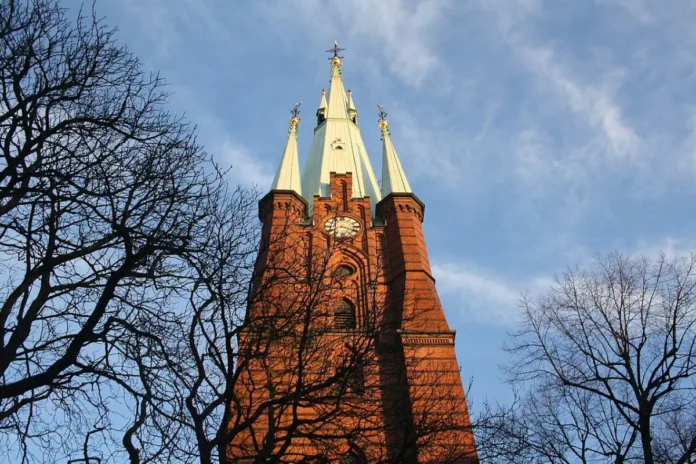 The bell towers of Klara Church in Stockholm. Photo: AleWi (CC BY-SA 4.0)