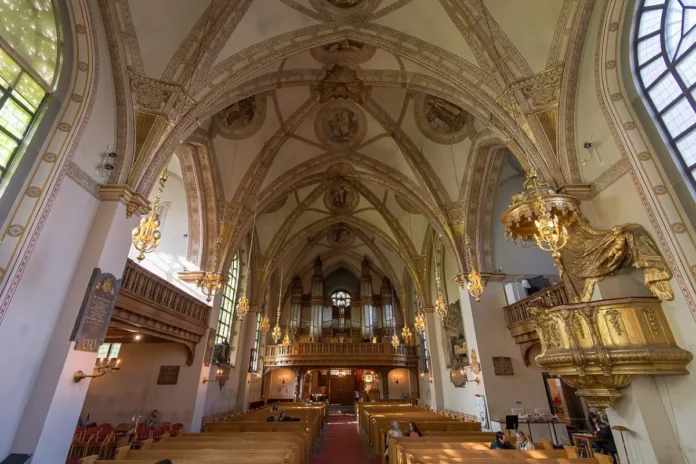 Interior from Klara Church in Stockholm. Photo: Arild Vågen (CC BY-SA 4.0)