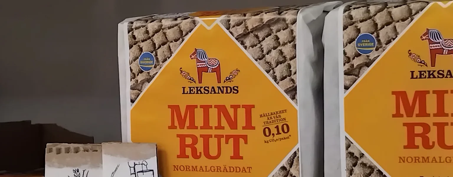 Every grocery store in Sweden has a very large selection of crispbread. Photo: © StockholmMuseum.com