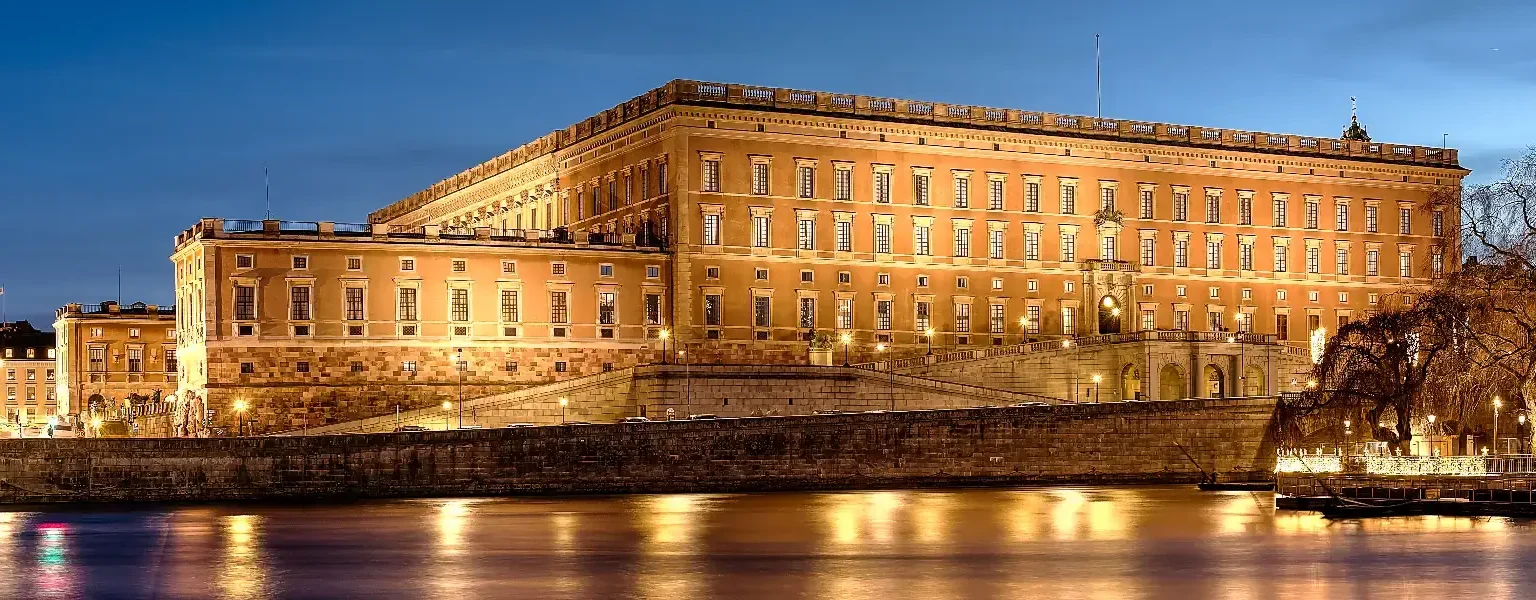 The Royal Palace in Stockholm, in the evening. Photo: Magnus Johansson (CC BY-SA 2.0)