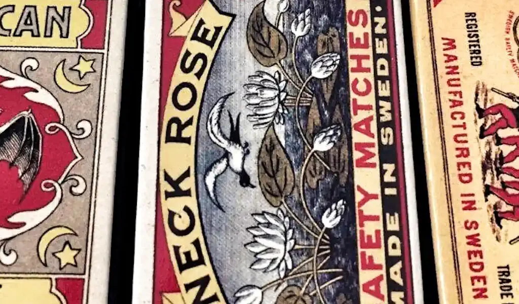 In the Snuff and Matchstick Museum shop, there are matchsticks of all sizes and types. Photo: Tobaks- och tändsticksmuseum (CC BY-SA 4.0)