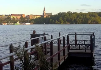 View from Norr MÀlarstrand, toward Södermalm and Högalid Church. Photo: © StockholmMuseum.com, 2025