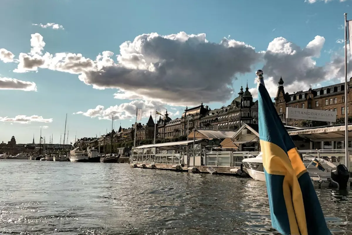 View over Strandvägen on Östermalm, Stockholm.