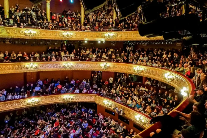 Interior photo from the Royal Swedish Opera in Stockholm. Photo: Frankie Fouganthin (CC BY-SA 4.0)