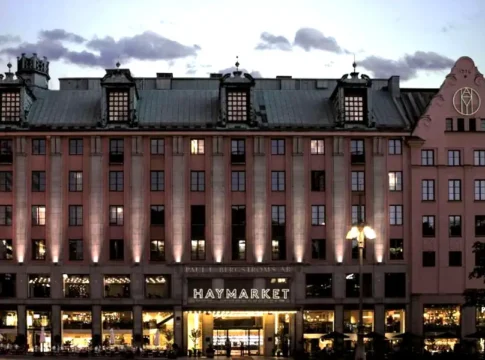 The Scandic Haymarket hotel at Hötorget in central Stockholm.