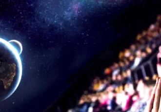 Asteroid Hunt at Cosmonova (Swedish Museum of Natural History in Stockholm). ©2021 IMAX Corporation/Martin Stenmark