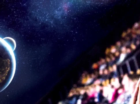 Asteroid Hunt at Cosmonova (Swedish Museum of Natural History in Stockholm). ©2021 IMAX Corporation/Martin Stenmark