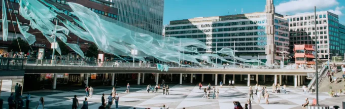 Sergels torg at Drottninggatan in central Stockholm. Photo: Pham Ngoc Anh (pexels.com)