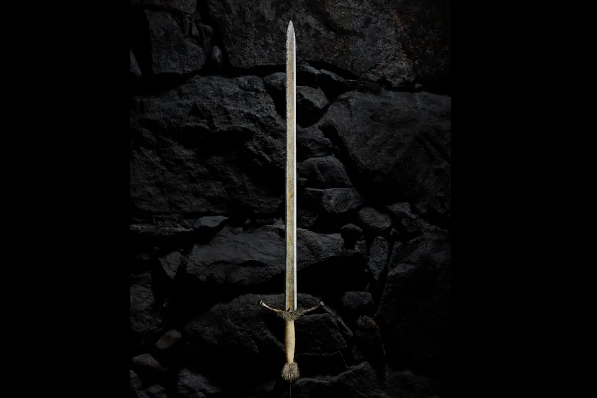 Gustav Vasa’s state sword from 1541. The state sword symbolizes the king’s power to defend the good and punish the wicked. Photo: Bruno Ehrs Kungl. Hovstaterna, (c) Kungl. Hovstaterna