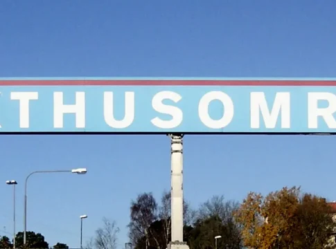 Entrance to the Slakthusområdet district next to the Globe in southern Stockholm. Photo: Holger Ellgaard (CC BY-SA 3.0)