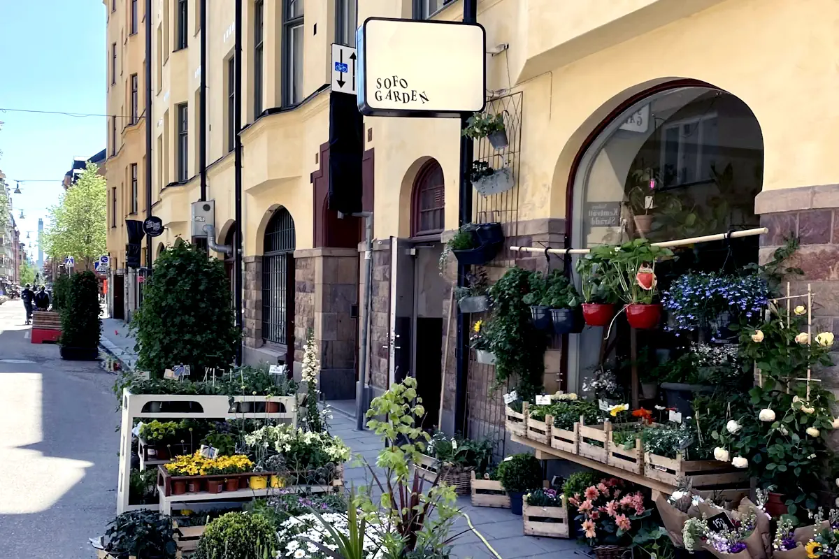 View from Kocksgatan on Södermalm, Stockholm.