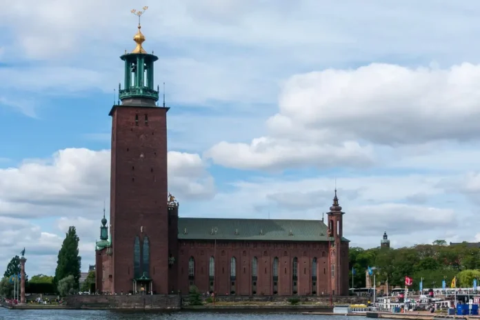 The Stockholm City Hall, view from Centralbron. Photo: Matti Blume. CC BY-SA 4.0