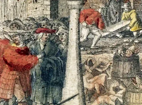Shortly after the Stockholm Bloodbath, Gustav Vasa commissioned the so-called Bloodbath Engraving. Photo: Public domain