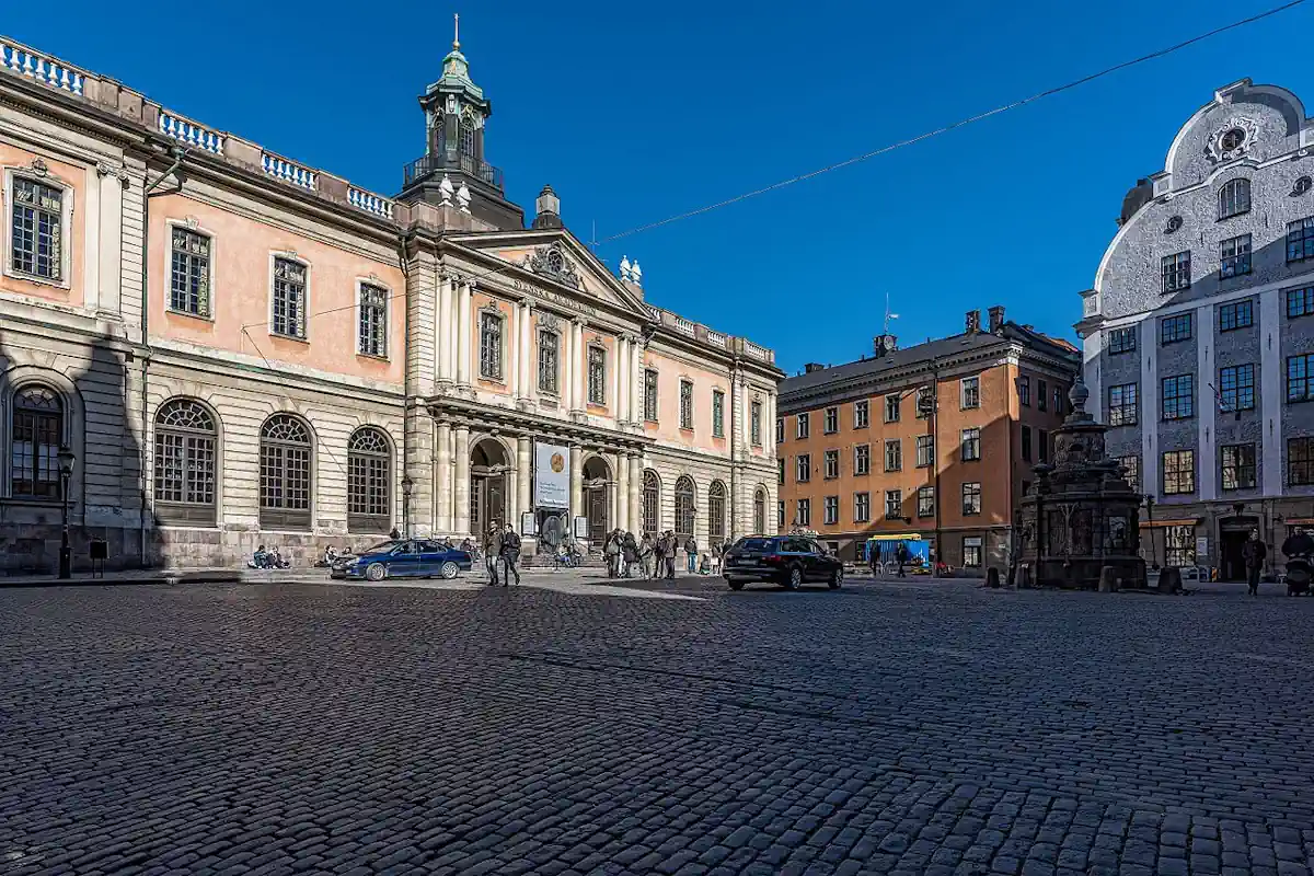 Stortorget, the site of the Stockholm Bloodbath in 1520. In the background: the Nobel Prize Museum. Photo: Bengt Nyman (CC BY 2.0)