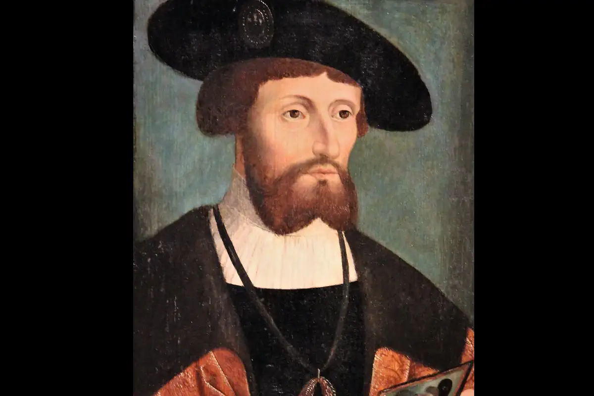 Portrait of Christian II, King of Denmark, from 1521 by Pieter van Coninxloo. Photo: Public domain
