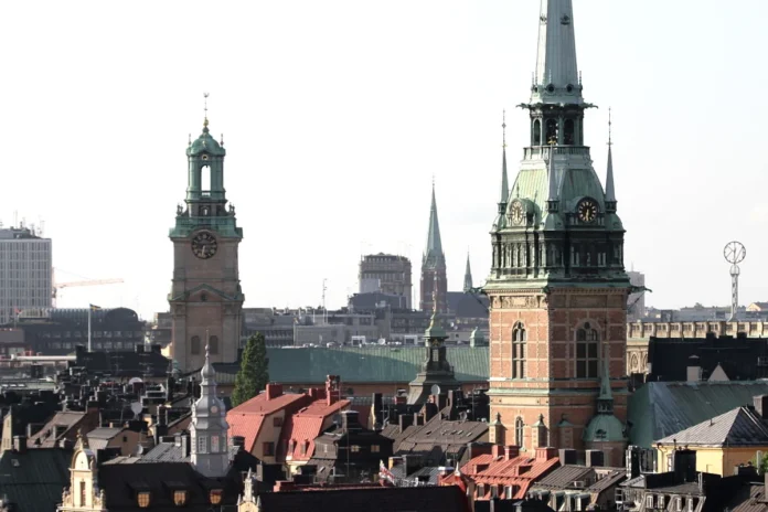 Church towers in Gamla Stan, Stockholm. The German Church (on the right) and Storkyrkan. Photo: Patrik Nylin (CC BY-SA 4.0)
