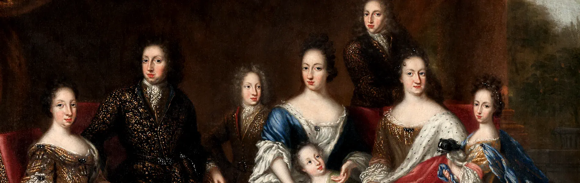 Queen Ulrika Eleonora in the center, with her son (the future Karl XII) to her right. Portrait by David Klöcker Ehrenstrahl from the early 1690s. Photo: Public domain