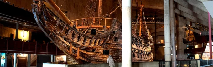 Vasa - A fully intact 17th century war ship. Photo: © Anneli Karlsson, Vasamuseet/SMTM